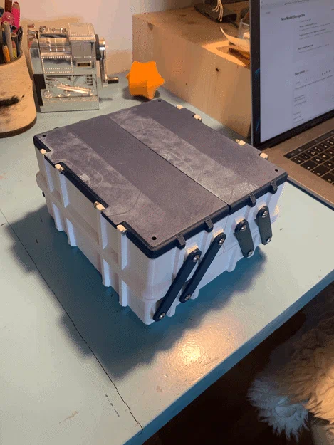 Hộp đựng đồ đa năng thông minh - Thiết kế hai tầng in 3D tiện lợi - Image 1