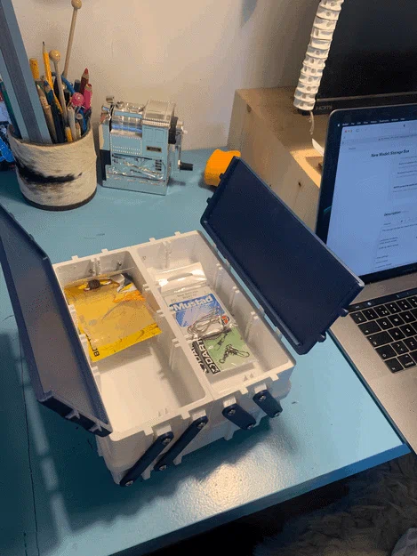 Hộp đựng đồ đa năng thông minh - Thiết kế hai tầng in 3D tiện lợi - Image 3