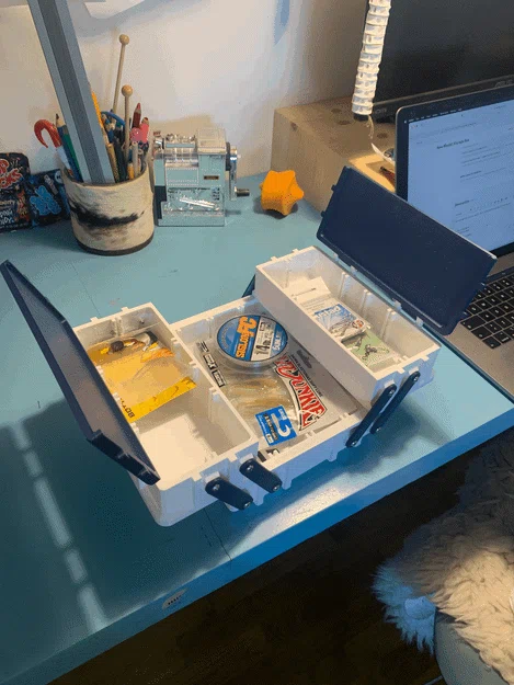 Hộp đựng đồ đa năng thông minh - Thiết kế hai tầng in 3D tiện lợi - Image 4