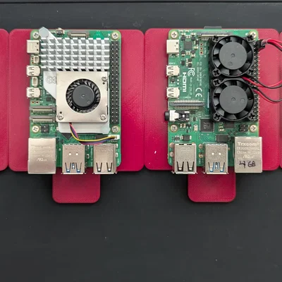 Vỏ Case Raspberry Pi Cluster (4 Khay)