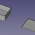 Hộp in 3D tùy chỉnh thông số với nắp đậy khớp nối - Thumbnail 3