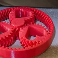 Love Planetary Gear Spinner - Mô hình con quay bánh răng trái tim 3D - Thumbnail 1