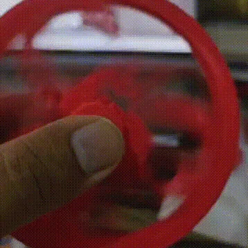Love Planetary Gear Spinner - Mô hình con quay bánh răng trái tim 3D