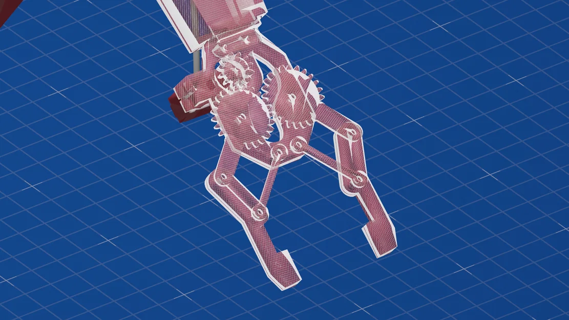 Bản Remix Cánh Tay Robot: Thiết Kế Kẹp Đơn Giản với Tỷ Lệ Truyền Động 2:1 và Tùy Biến Phần Cứng - Image 1