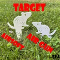 Bia tập bắn hình chuột cho Airsoft, Air gun - Thumbnail 1