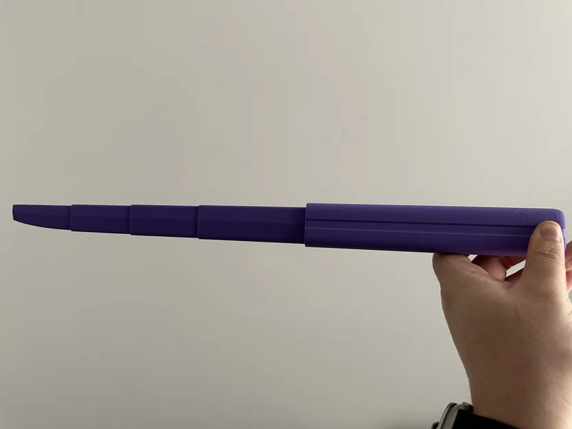 Mô hình kiếm Sasuke Collapsing Katana in 3D - Thiết kế độc đáo - Image 3