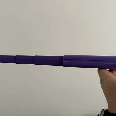 Mô hình kiếm Sasuke Collapsing Katana in 3D - Thiết kế độc đáo