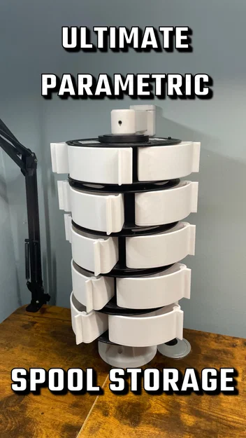 Ultimate Spool Drawer Storage (Stacking) (Parametric) - Giải Pháp Lưu Trữ Đỉnh Cao - Image 1