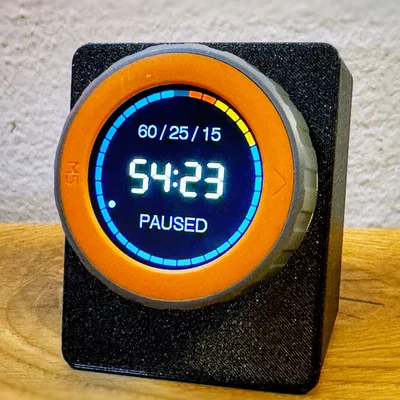 Vỏ hộp M5Stack Dial cho Pomodoro Timer - Thiết kế 3D chuyên nghiệp