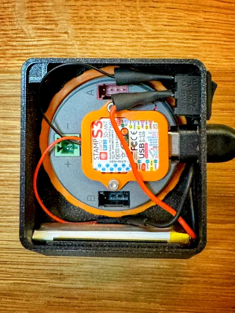 Vỏ hộp M5Stack Dial cho Pomodoro Timer - Thiết kế 3D chuyên nghiệp - Image 3