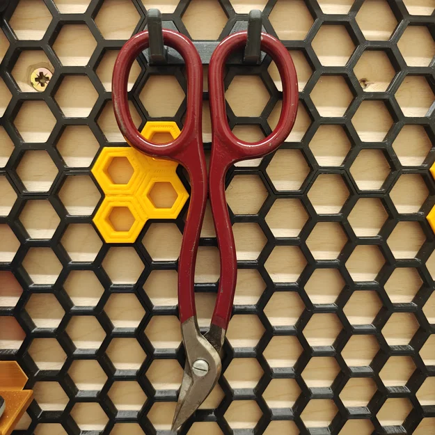 Móc treo kéo thông minh cho bảng tổ ong HSW (Scissor holder) - Image 3