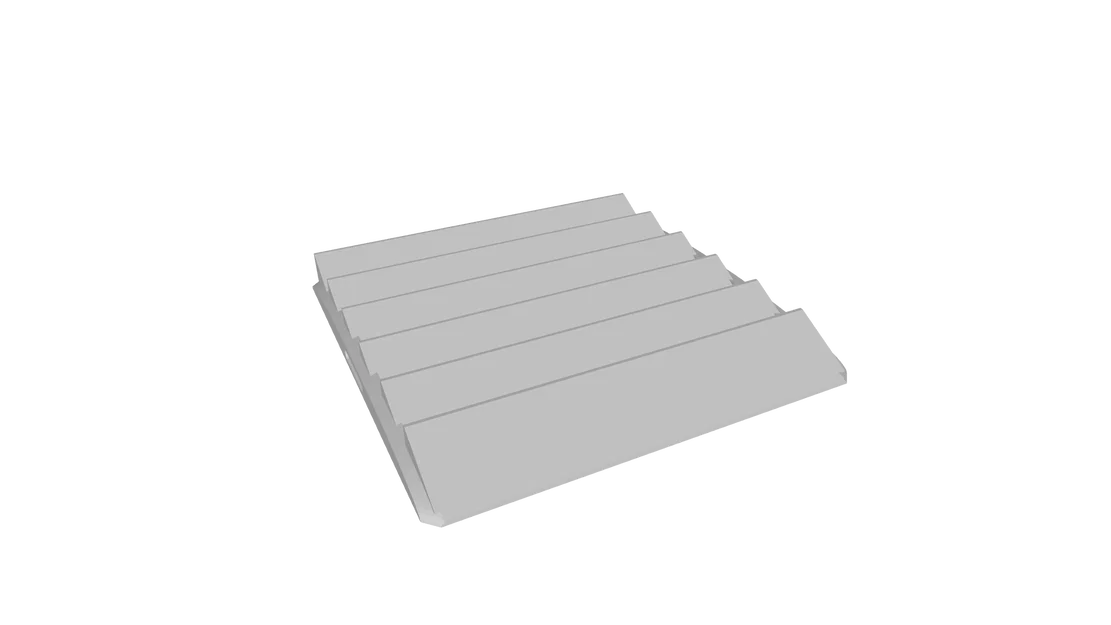 Nắp che quạt 120mm dạng thông gió gồm 2 phần - Image 2