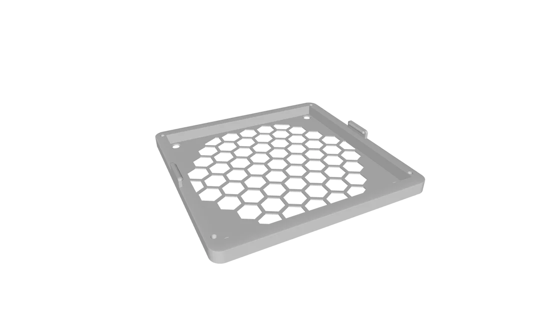 Nắp che quạt 120mm dạng thông gió gồm 2 phần - Image 3