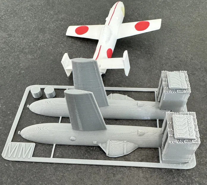 Mô hình lắp ráp máy bay Yokosuka MXY7 Ohka 3D - Kit Card độc đáo - Image 2