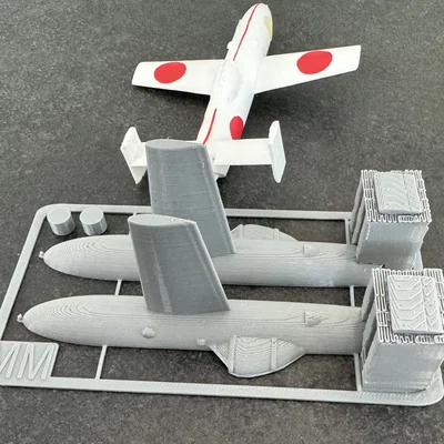 Mô hình lắp ráp máy bay Yokosuka MXY7 Ohka 3D - Kit Card độc đáo