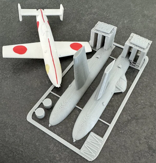 Mô hình lắp ráp máy bay Yokosuka MXY7 Ohka 3D - Kit Card độc đáo - Image 3