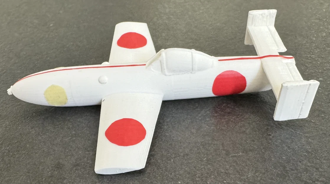 Mô hình lắp ráp máy bay Yokosuka MXY7 Ohka 3D - Kit Card độc đáo - Image 7
