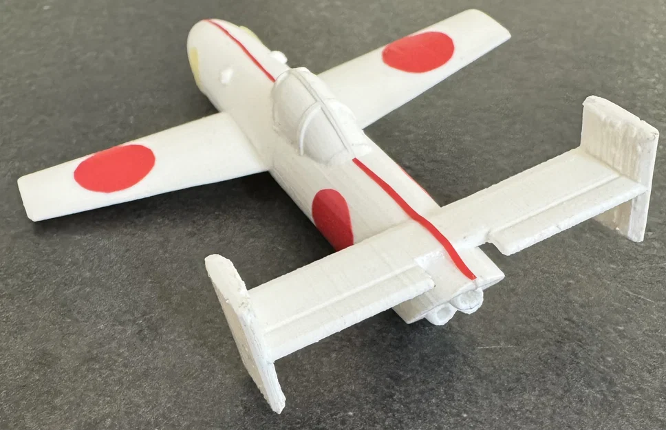 Mô hình lắp ráp máy bay Yokosuka MXY7 Ohka 3D - Kit Card độc đáo - Image 8