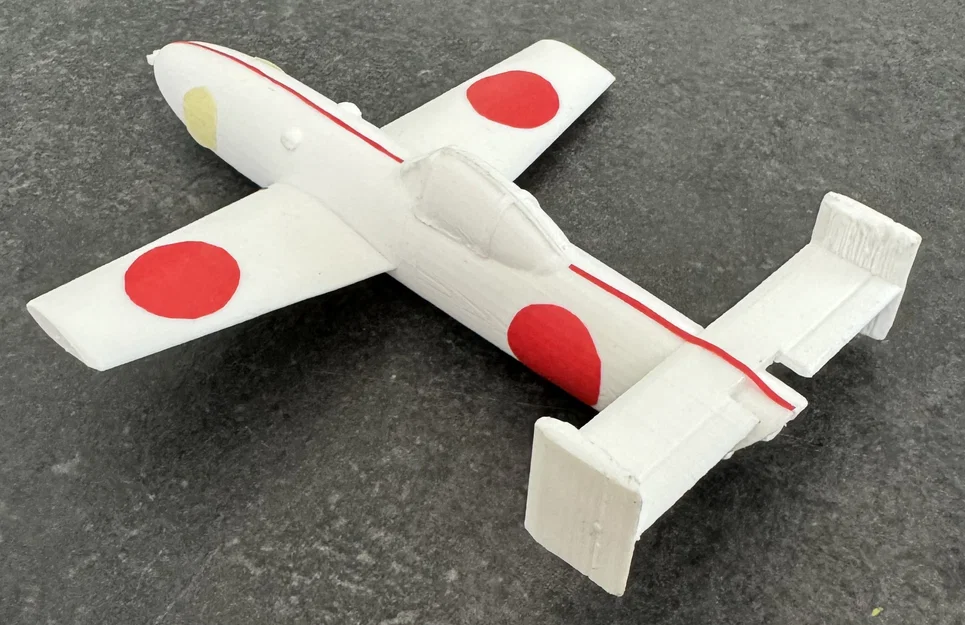 Mô hình lắp ráp máy bay Yokosuka MXY7 Ohka 3D - Kit Card độc đáo - Image 11