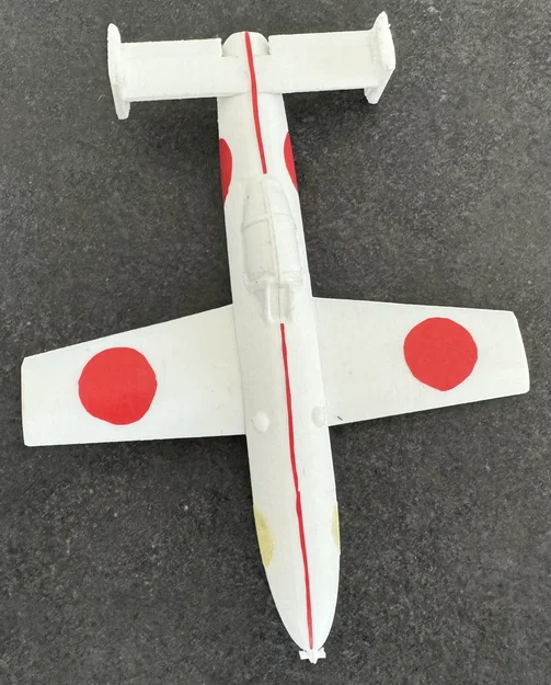 Mô hình lắp ráp máy bay Yokosuka MXY7 Ohka 3D - Kit Card độc đáo - Image 12