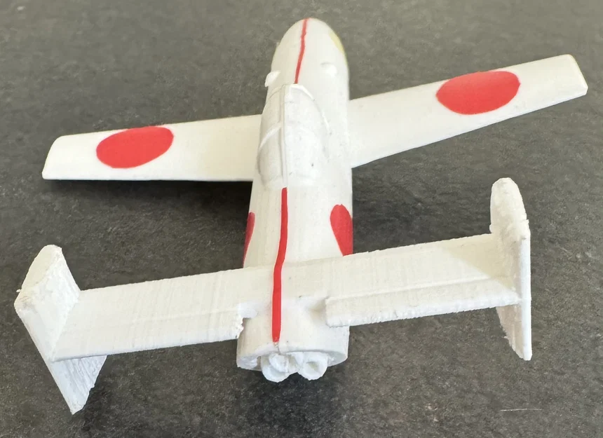 Mô hình lắp ráp máy bay Yokosuka MXY7 Ohka 3D - Kit Card độc đáo - Image 13