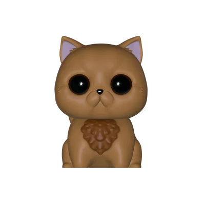 Kitty Cat – Mẫu 3D Mèo Chibi Siêu Dễ Thương