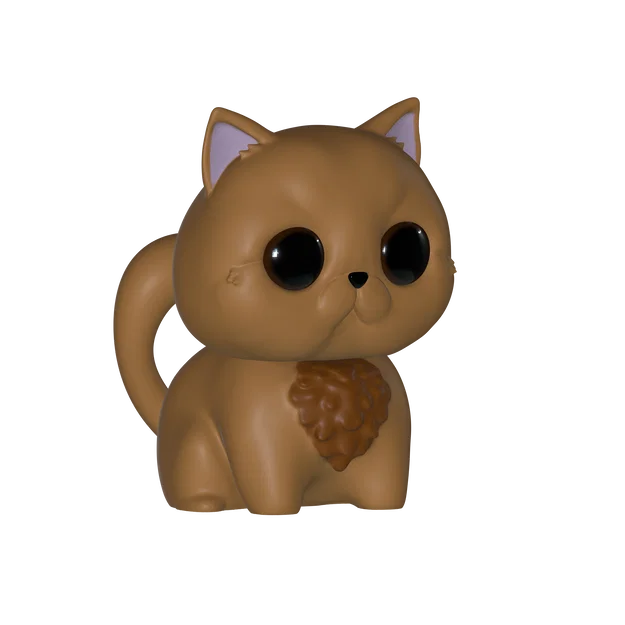 Kitty Cat – Mẫu 3D Mèo Chibi Siêu Dễ Thương - Image 3