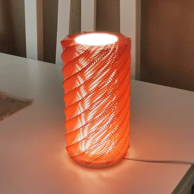 Đèn bàn thiết kế quỹ đạo, mood lighting và kết cấu bridge