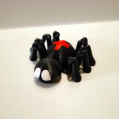 Mô hình nhện khớp nối (Articulated Spider) in 3D dễ thương