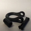 Khóa gọng chữ U cho vòng tay Paracord có chốt giữ cực chắc chắn - Thumbnail 2