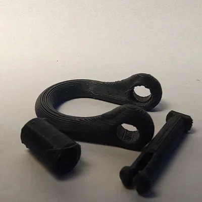 Khóa gọng chữ U cho vòng tay Paracord có chốt giữ cực chắc chắn