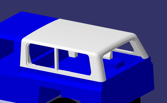 Thân xe mui kín kiểu K10 Blazer cho TRX-4M - Image 1