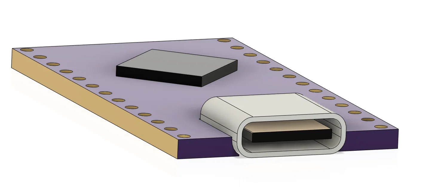 Mô hình 3D Supermini Pro Micro nRF52840 - Hỗ trợ thiết kế vỏ hộp - Image 1