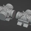 Địa hình đường ống phong cách Grimdark cho Wargaming, Warhammer 40k - Thumbnail 5