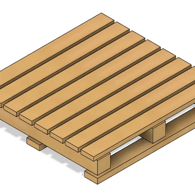 Mô hình Pallet gỗ mini in 3D - Đế lót ly độc đáo và sáng tạo