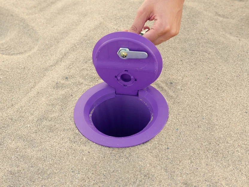 SAND SAFE 2 (Có chìa khóa & AirTag) - Hộp cất đồ dưới cát - Image 3