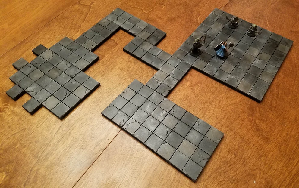 Bộ #NoWalls Standard Dungeon Tiles (OpenLock/MagBall) - Image 1