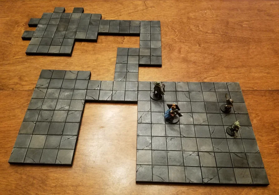 Bộ #NoWalls Standard Dungeon Tiles (OpenLock/MagBall) - Image 2