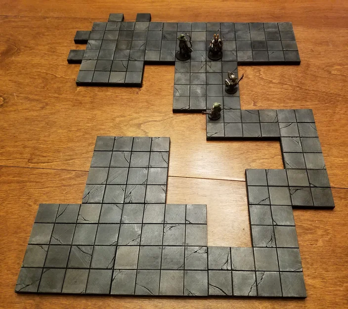 Bộ #NoWalls Standard Dungeon Tiles (OpenLock/MagBall) - Image 3