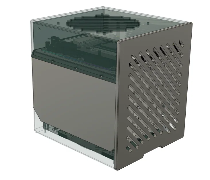 Case NAS 4-Bay ITX 7.5L (Dùng nguồn ngoài) - Image 1