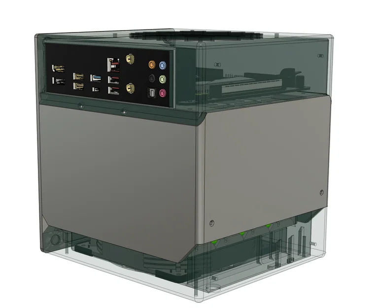 Case NAS 4-Bay ITX 7.5L (Dùng nguồn ngoài) - Image 2