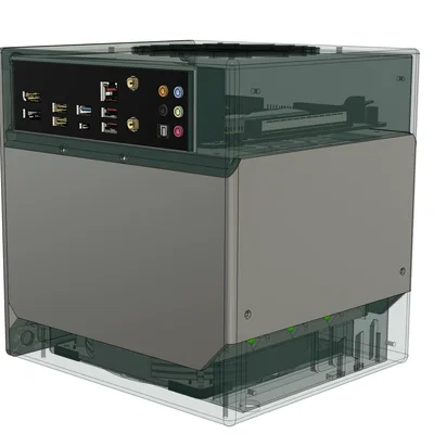 Case NAS 4-Bay ITX 7.5L (Dùng nguồn ngoài)