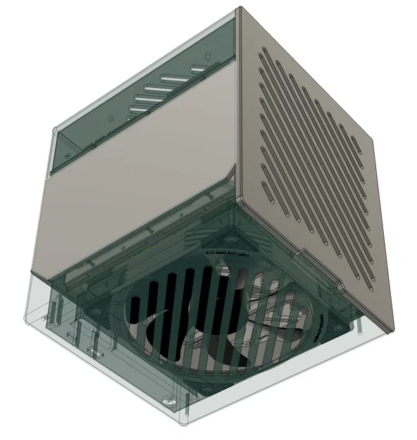 Case NAS 4-Bay ITX 7.5L (Dùng nguồn ngoài) - Image 4