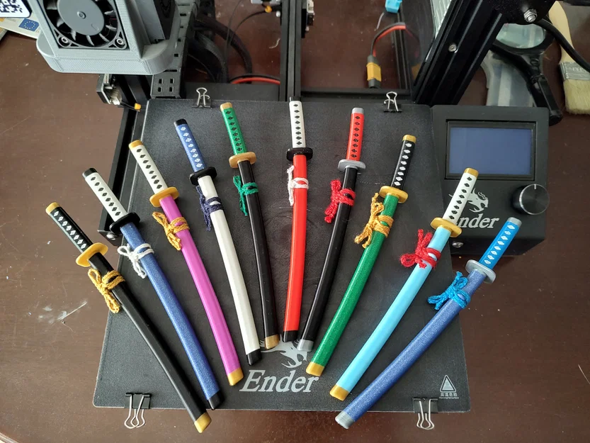 Tự in bút bi hình kiếm Katana (Katana Pen) phong cách Samurai - Image 1
