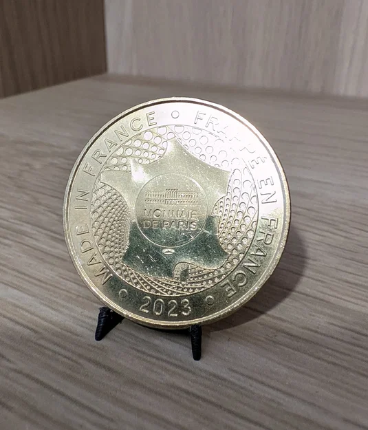 Chân đế trưng bày tiền xu (Display Coin Holder) in 3D nhỏ gọn - Image 2