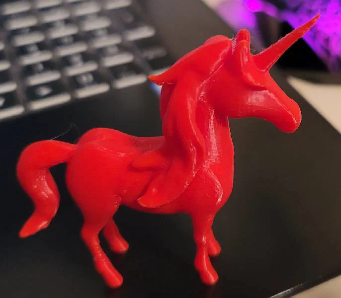 Mô hình kỳ lân (Unicorn) trang trí in 3D xinh xắn - Image 1