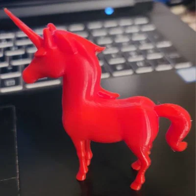 Mô hình kỳ lân (Unicorn) trang trí in 3D xinh xắn