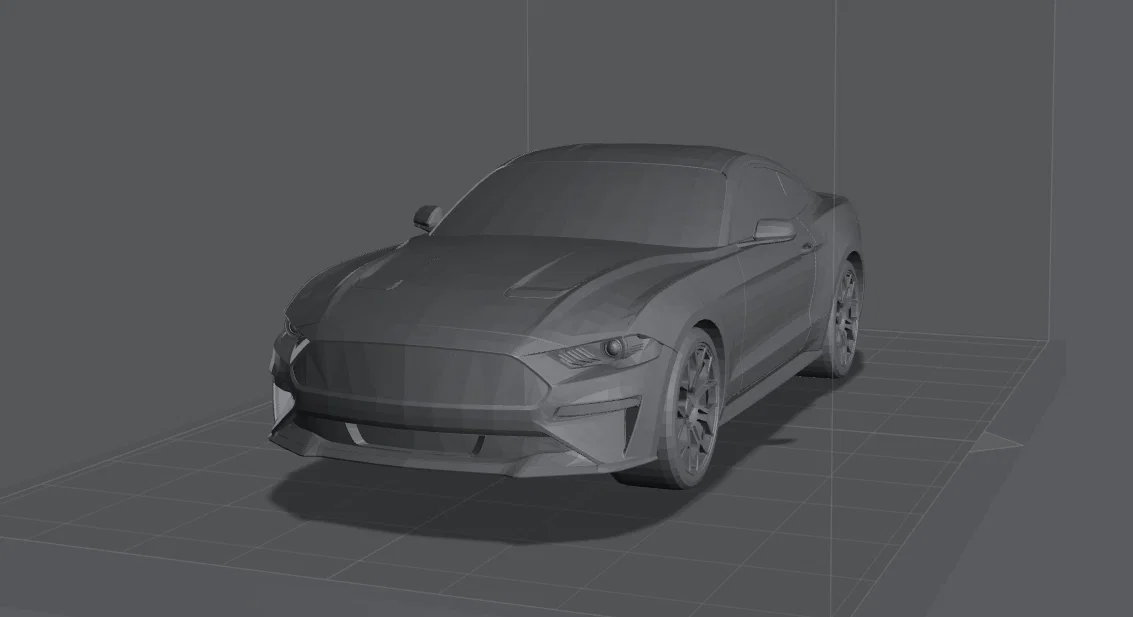 Mô hình Ford Mustang GT 2018 - File 3D chuẩn in - Image 1