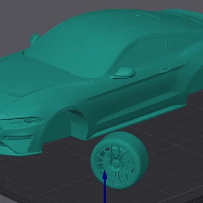 Ford Mustang GT 2018 (Fixed Mesh)