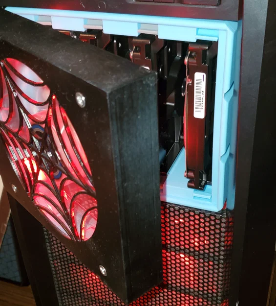 Cage 3 bay 5.25" gắn 4 ổ cứng 3.5" (lắp dọc) cho PC - Image 5